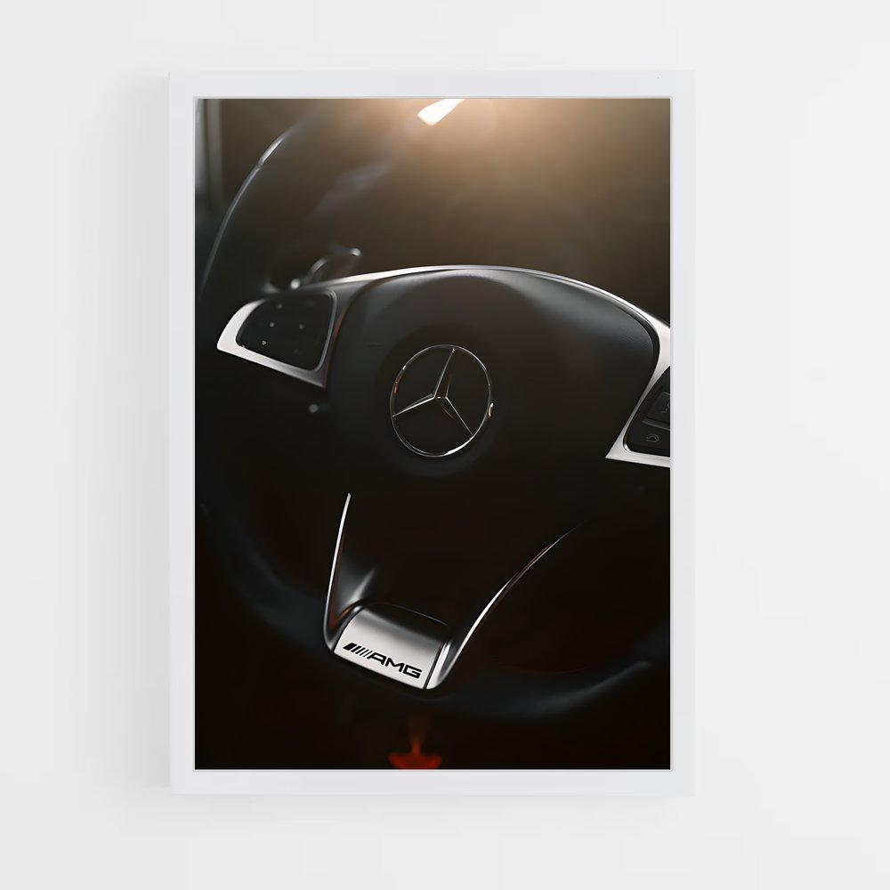 Poster luxueux Gla amg – affiche Mercedes (vue 3)